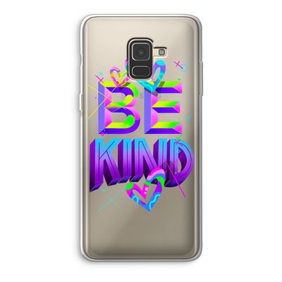 Be Kind: Samsung Galaxy A8 (2018) Transparant Hoesje