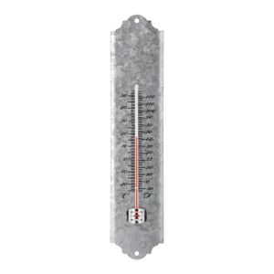 Buiten thermometer oud zink 30 cm