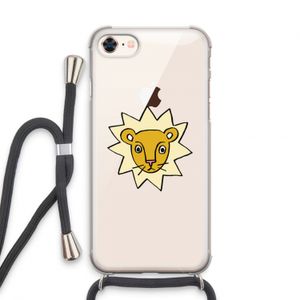 Kleine leeuw: iPhone 7 Transparant Hoesje met koord