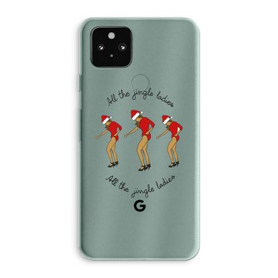 Jingle Ladies: Google Pixel 5a 5G Transparant Hoesje