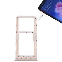 SIM-kaart lade + SIM-kaart lade/micro SD-kaart voor Huawei P Smart (Enjoy 7S) (goud)