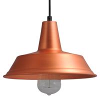 Masterlight Roodkoperen hanglamp retro Industria 25 roodkoper met zwart 2545-55-55-S - thumbnail