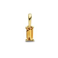 14K Geelgouden Hanger November Geboortesteen 9mm
