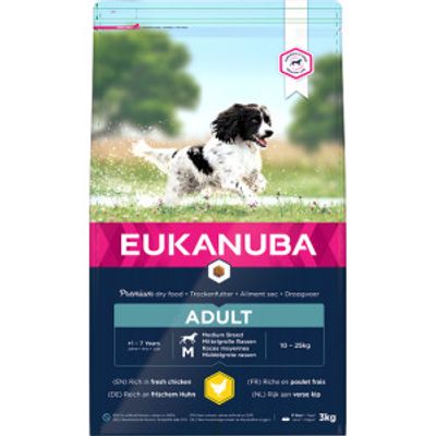 Eukanuba Adult Medium Breed kip hondenvoer 3 kg