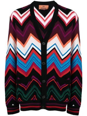 Missoni Vest met zigzagpatroon van wol-katoenblend - Zwart Missoni Vest met zigzagpatroon van wol-katoenblend - Zwart