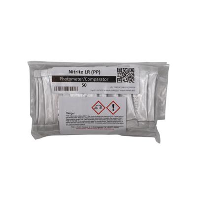 Pool Lab Nitriet LR Poeder Test Zakjes - 50st Nauwkeurige Wateranalyse voor Zwembad, Vijver en Spa