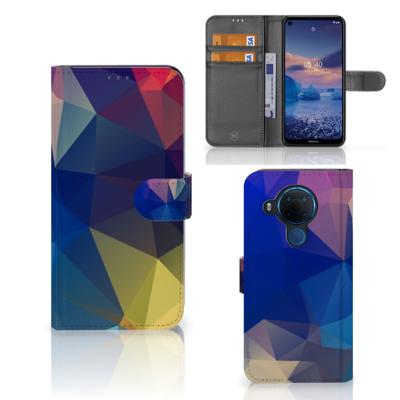 Nokia 5.4 | Book Case | Polygon Dark