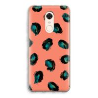 Pink Cheetah: Xiaomi Redmi 5 Transparant Hoesje