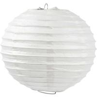 Creativ Company Rijstpapier lamp, rond, d 20 cm, wit, 1 stuk
