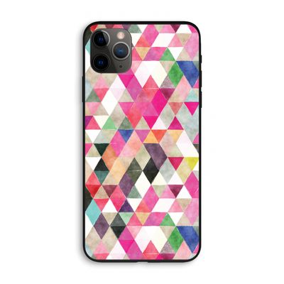 Gekleurde driehoekjes: iPhone 11 Pro Max Biologisch afbreekbaar hoesje