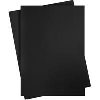Creativ Company Karton, vel 50x70 cm, 270 gr, zwart, 10 vel/ 1 doos Creativ Company Karton, vel 50x70 cm, 270 gr, zwart, 10 vel/ 1 doos