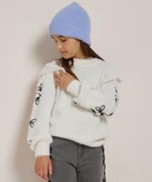 trui met mouw embroidery