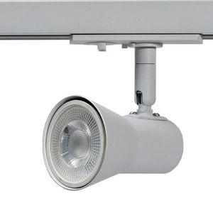 LED Railarmatuur met GU10 fitting - CONO Wit - 1-fase