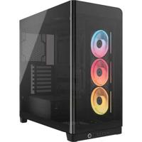 PC-behuizing - CORSAIR - FRAME 4500X LX-R RGB gehard glas mid-tower - 2 radiatoren - zwart