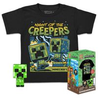 Pocket Pop! and Tee: Minecraft - Blue Creeper Kids T-Shirt Size 146-152