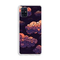 Patroon Wolken: Galaxy A51 4G Transparant Hoesje