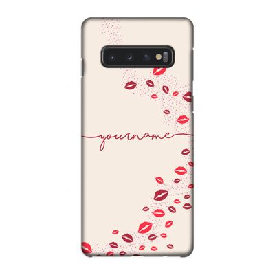 Kusjes: Samsung Galaxy S10 4G Volledig Geprint Hoesje