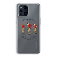 Jingle Ladies: Oppo Find X3 Transparant Hoesje