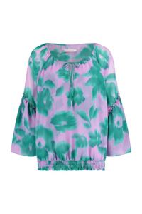 Studio Anneloes Female Blouses Lorin Flower Crepe Blouse 09966