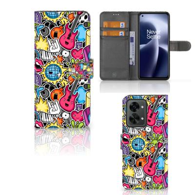 OnePlus Nord 2T | Wallet Case | met Pasjes | Punk Rock