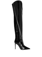 Giuseppe Zanotti bottines Crudelia 105 mm à fini verni - Noir