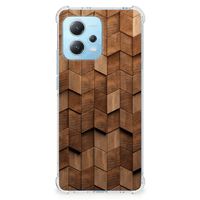 Stevig Telefoonhoesje voor Xiaomi Redmi Note 12 5G Wooden Cubes - thumbnail