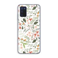Sweet little flowers: Samsung Galaxy A03s Transparant Hoesje