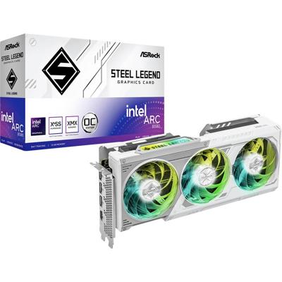 ASRock Intel Arc™ Graphics B580 Videokaart Steel Legend OC 12 GB GDDR6-VRAM PCIe x16 DisplayPort 2.1, HDMI 2.1