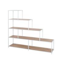 Planken Versa Wit PVC Metaal Hout MDF 33 x 135 x 150 cm