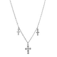 Go Dutch Label Ketting Kruis Zilver