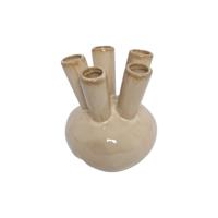 Tulpen vaas M beige 18,5x18,5x21cm