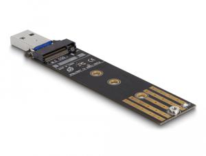 Delock 64197 combo-converter voor M.2 NVMe PCIe of SATA SSD met USB 3.2 Gen 2