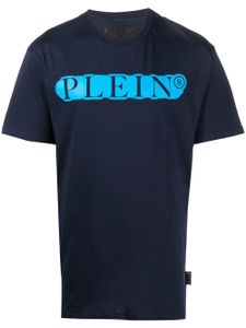 Philipp Plein t-shirt à logo imprimé - Bleu