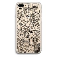 Vexx Black City : iPhone 7 Plus Transparant Hoesje Vexx Black City : iPhone 7 Plus Transparant Hoesje