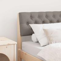 Gestoffeerd hoofdbord Taupe 80 cm Massief grenenhout
