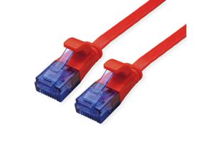 VALUE UTP patchkabel, Cat.6A (Class EA), extra plat, rood, 1,5 m