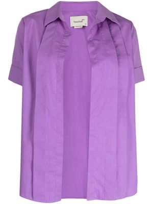 Bambah chemise en coton à manches courtes - Violet