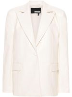 ROTATE BIRGER CHRISTENSEN blazer en cuir artificiel à simple boutonnage - Tons neutres