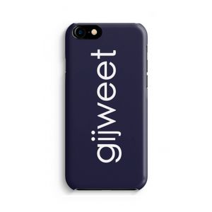 Gijweet: Volledig Geprint iPhone 7 Hoesje