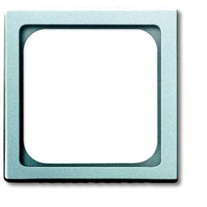 Busch-Jaeger 2CKA001710A3677 UAE-, IAE-, ISDN-contactdoos, TAE-contactdoos, Televisie, radio Frame 1-voudig Future lineair Aluminium, Witaluminium (RAL 9006) 1