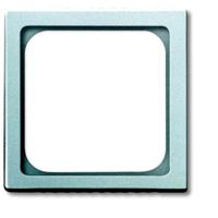 Busch-Jaeger 2CKA001710A3677 UAE-, IAE-, ISDN-contactdoos, TAE-contactdoos, Televisie, radio Frame 1-voudig Future lineair Aluminium, Witaluminium (RAL 9006) 1