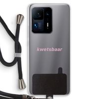 kwetsbaar: Xiaomi Mi Mix 4 Transparant Hoesje met koord