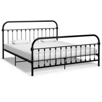 Bedframe metaal zwart 180x200 cm