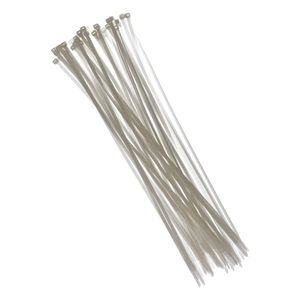 Witte tiewraps 40 cm 50 stuks   -