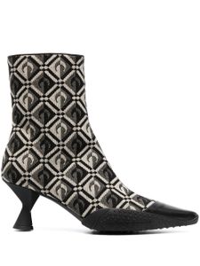 Marine Serre bottines Moon Diamant - Noir