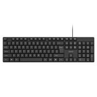 Savio KB-01 toetsenbord Thuis/Werk USB QWERTY Amerikaans Engels Zwart