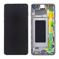 Samsung Galaxy S10 Front Cover & LCD Display GH82-18850A - Zwart - thumbnail