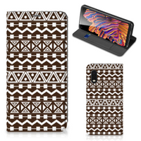 Samsung Xcover Pro Hoesje met Magneet Aztec Brown - thumbnail