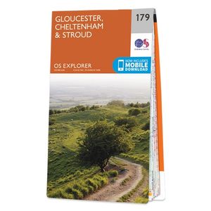 Wandelkaart - Topografische kaart 179 OS Explorer Map Gloucester, Chel