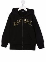 Diesel Kids hoodie zippé à logo - Noir - thumbnail